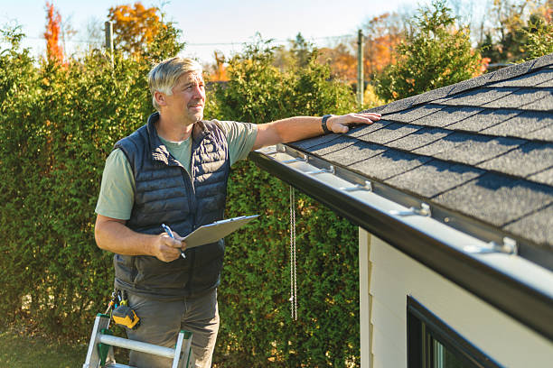 Professional Roofing technician working in Dover, NH